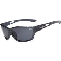 Óculos de Sol Design Esportivo Lentes Polarizadas Preto VH