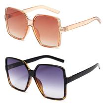 Óculos de sol Dollger Oversized Square 100% com proteção UV