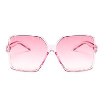 Óculos de sol Dollger Oversized Square 100% proteção UV rosa