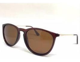 Óculos De Sol Erika Marrom Clássico Lentes Antirreflexos Polarizadas Uv400 - VISAOTICA