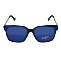 Óculos De Sol Espelhado Azul W&a Uv 400 Protection RP466NC