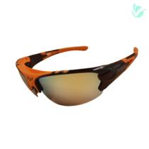 Óculos de sol espelhado laranja UV400 polarizado Óculos de sol espelhado laranja UV400 polarizado