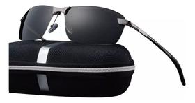 Óculos de Sol Esportivo Armação de Metal Polarizado e com Proteção UV400