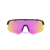 Óculos de Sol Esportivo Máscara Zeiq Hybrid Preto Lente Laranja