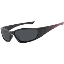 Óculos de Sol Esportivo Masculino Com Proteção UV 400 Polarizado Visão Confortável Cor Preto E Vermelho Moderno Uso Pescaria Dia a Dia Ciclismo VH2017