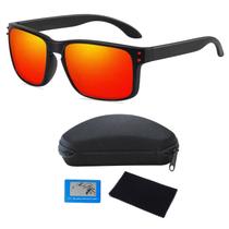 Óculos De Sol Esportivo Masculino Feminino Polarizado Proteção UV400 Vermelho N8756 Óculos De Sol Esportivo Masculino Feminino Polarizado Proteção UV400 Vermelho N8756