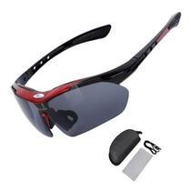 Óculos de Sol Esportivo para Corrida Ciclismo MTB Polarizado com Flanela e Bolsa de Transporte West Biking