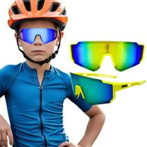 Óculos De Sol Esportivo Para Criança Menino e Menina Com Proteção UV400 Bike Ciclismo Corrida