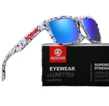 Óculos De Sol Esportivo Polarizado Kdeam C13 Mirror Ice Blue Óculos De Sol Esportivo Polarizado Kdeam C13 Mirror Ice Blue