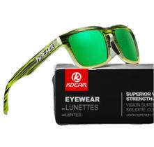 Óculos De Sol Esportivo Polarizado Kdeam C17 Mirror Green Óculos De Sol Esportivo Polarizado Kdeam C17 Mirror Green