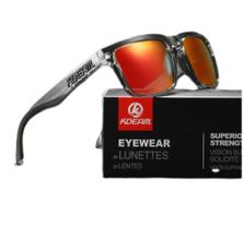 Óculos De Sol Esportivo Polarizado Kdeam C18 Mirrored Red Óculos De Sol Esportivo Polarizado Kdeam C18 Mirrored Red