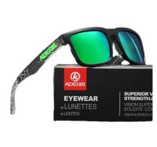 Óculos De Sol Esportivo Polarizado Kdeam C2 Mirrored Green