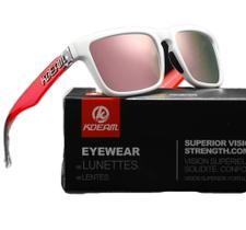 Óculos De Sol Esportivo Polarizado Kdeam C23 Mirrored Pink Óculos De Sol Esportivo Polarizado Kdeam C23 Mirrored Pink