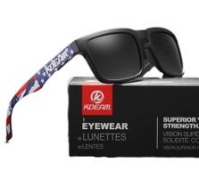 Óculos De Sol Esportivo Polarizado Kdeam C24 Black Óculos De Sol Esportivo Polarizado Kdeam C24 Black