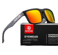 Óculos De Sol Esportivo Polarizado Kdeam C5 Mirrored Red Óculos De Sol Esportivo Polarizado Kdeam C5 Mirrored Red