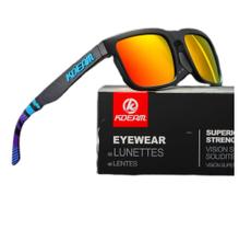 Óculos De Sol Esportivo Polarizado Kdeam C9 Mirrored Red Óculos De Sol Esportivo Polarizado Kdeam C9 Mirrored Red