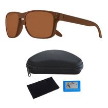 Óculos De Sol Esportivo Polarizado Proteção UV400 Unissex Marrom