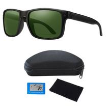 Óculos De Sol Esportivo Polarizado UV400 Masculino Feminino Verde Escuro Dirigir Pesca Praia Verão H754