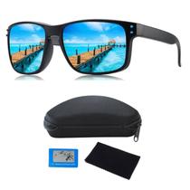 Óculos De Sol Esportivo Polarizado UV400 Pesca Dirigir Unissex Azul Espelhado Óculos De Sol Esportivo Polarizado UV400 Pesca Dirigir Unissex Azul Espelhado