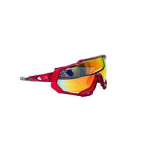 Óculos de Sol Esportivo Por Dios Modelo HP12457 - Vermelho - Laranja Espelhado C8 Óculos de Sol Esportivo Por Dios Modelo HP12457 - Vermelho - Laranja Espelhado C8