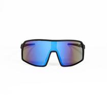 Óculos de Sol Esportivo Sunzest Preto Espelhado Azul