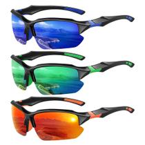 Óculos de sol esportivos com proteção UV400 polarizada XVXV para homens