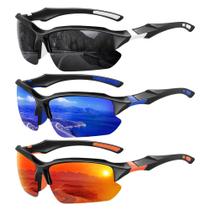 Óculos de sol esportivos com proteção UV400 polarizada XVXV para homens
