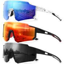 Óculos de sol esportivos Gesruny Polarized TR90 Lightweight UV400 Óculos de sol esportivos Gesruny Polarized TR90 Lightweight UV400