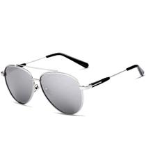 óculos de sol esportivos polarizado proteção uv400 em aço inoxidável estilo piloto