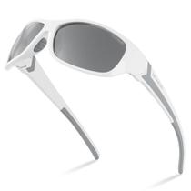 Óculos de sol esportivos polarizados DEAFRAIN para homens e mulheres