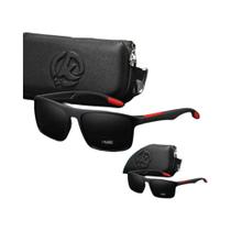 Óculos De Sol Esportivos Polarizados Masculinos Ultra Leves Com Lente Retangular TAC 11mm Para