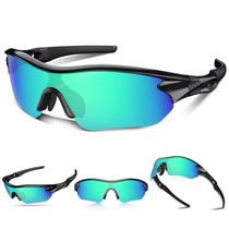 Óculos de sol esportivos polarizados Rosemal UV400 TR90 para homens e mulheres