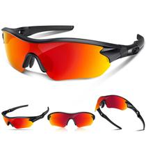 Óculos de sol esportivos polarizados Rosemal UV400 TR90 para homens e mulheres