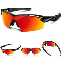 Óculos de sol esportivos polarizados Rosemal UV400 TR90 para homens e mulheres