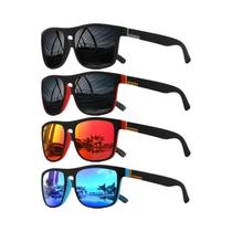 Óculos De Sol Esportivos Unissex Leves Polarizados UV400 4PCS Com Armação Clássica Quadrada Para