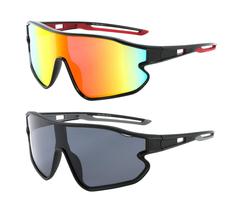 Óculos de sol esportivos Yogo Vision Kids Baseball UV400, pacote com 2 Óculos de sol esportivos Yogo Vision Kids Baseball UV400, pacote com 2