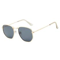 Oculos de Sol Estilo Hexagonal Aviador Casual Unissex Oculos de Sol Estilo Hexagonal Aviador Casual Unissex
