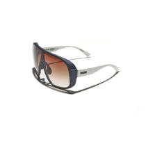 Óculos de Sol Evoke Amplifier A10t Preto Fosco - Masculino - Máscara - Lentes Marrom - Acetato - Tamanho G