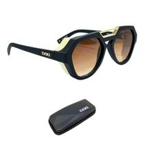 Óculos de Sol Evoke Avalanche A14 Black Matte Gold Gradient Óculos de Sol Evoke Avalanche A14 Black Matte Gold Gradient