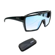 Óculos de Sol Evoke Bionic Alfa A03S Black Shine Blue Flash Óculos de Sol Evoke Bionic Alfa A03S Black Shine Blue Flash