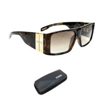 Óculos De Sol Evoke New Bomber Brg21 Turtle Gold Gradient