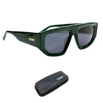 Óculos De Sol Evoke New Evk 59 E02 Verde Escuro Brilhoso