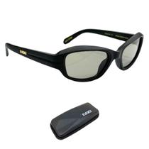 Óculos De Sol Evoke New Evk 61 A11 Preto Fosco Dourado