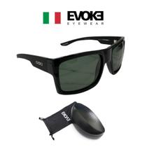 Óculos De Sol Evoke The Code Ii Bra01P Black Shine Polarizad
