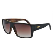 Óculos de Sol Evoke The Code WD02 Masculino - Acetato Preto e Lente Marrom Degradê