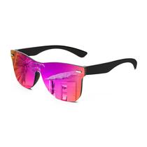 Óculos de Sol FEISEDY B4114 - Lentes Espelhadas Roxo 62mm - Sem Aro