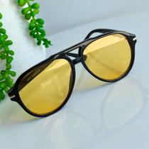 Óculos de Sol Feminino Bia Preto Lente Amarela Lê Belle Óculos de Sol Feminino Bia Preto Lente Amarela Lê Belle