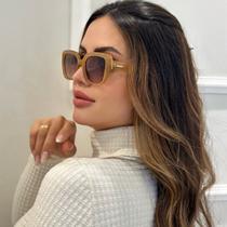 Óculos De Sol Feminino Cancún Summers com Proteção Uv Luxo Óculos De Sol Feminino Cancún Summers com Proteção Uv Luxo