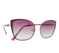 Óculos De Sol Feminino com Lentes Polarizadas e Proteção UV Tamanho Médio
