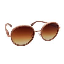 Óculos De Sol feminino Degrade Redondo Vintage Retrô Moda